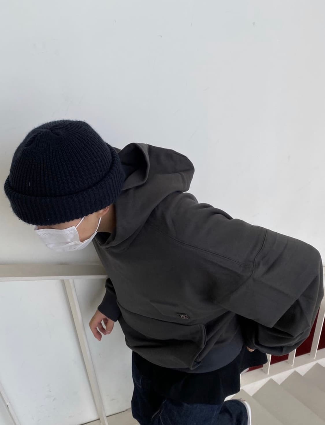 (48) 22fw 우영미 빅 포켓 후드티 그레이 상품이미지5