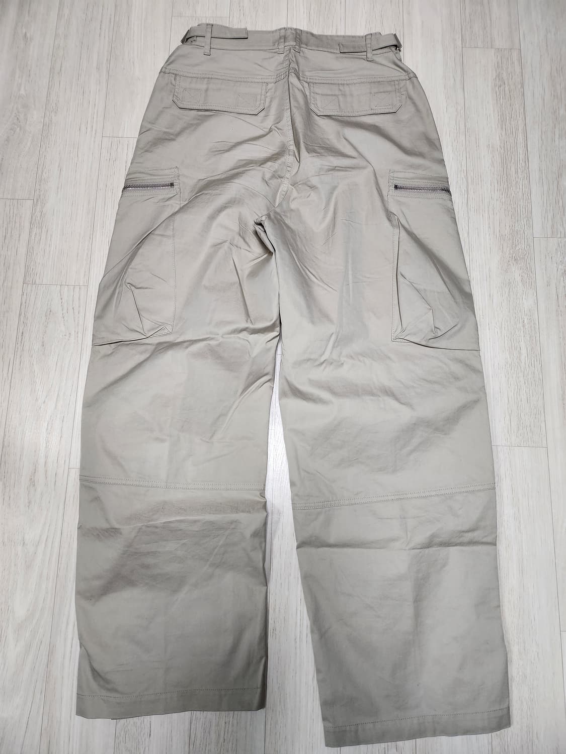 이에이IEY 앵글 카고 팬츠 베이지 M (짱구대디 콜라보) 상품이미지3