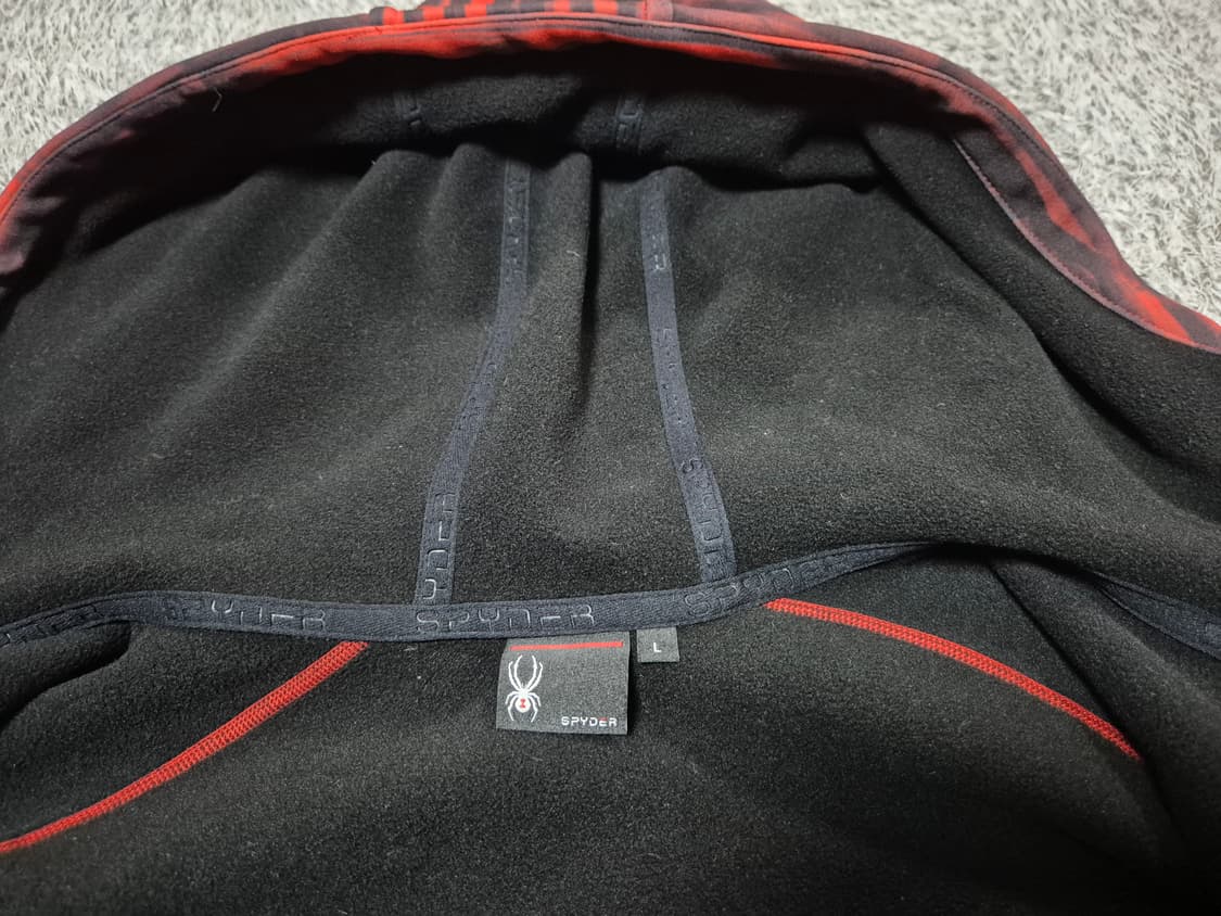 스파이더 남성 기모 집업 후드 100(L) 상품이미지7