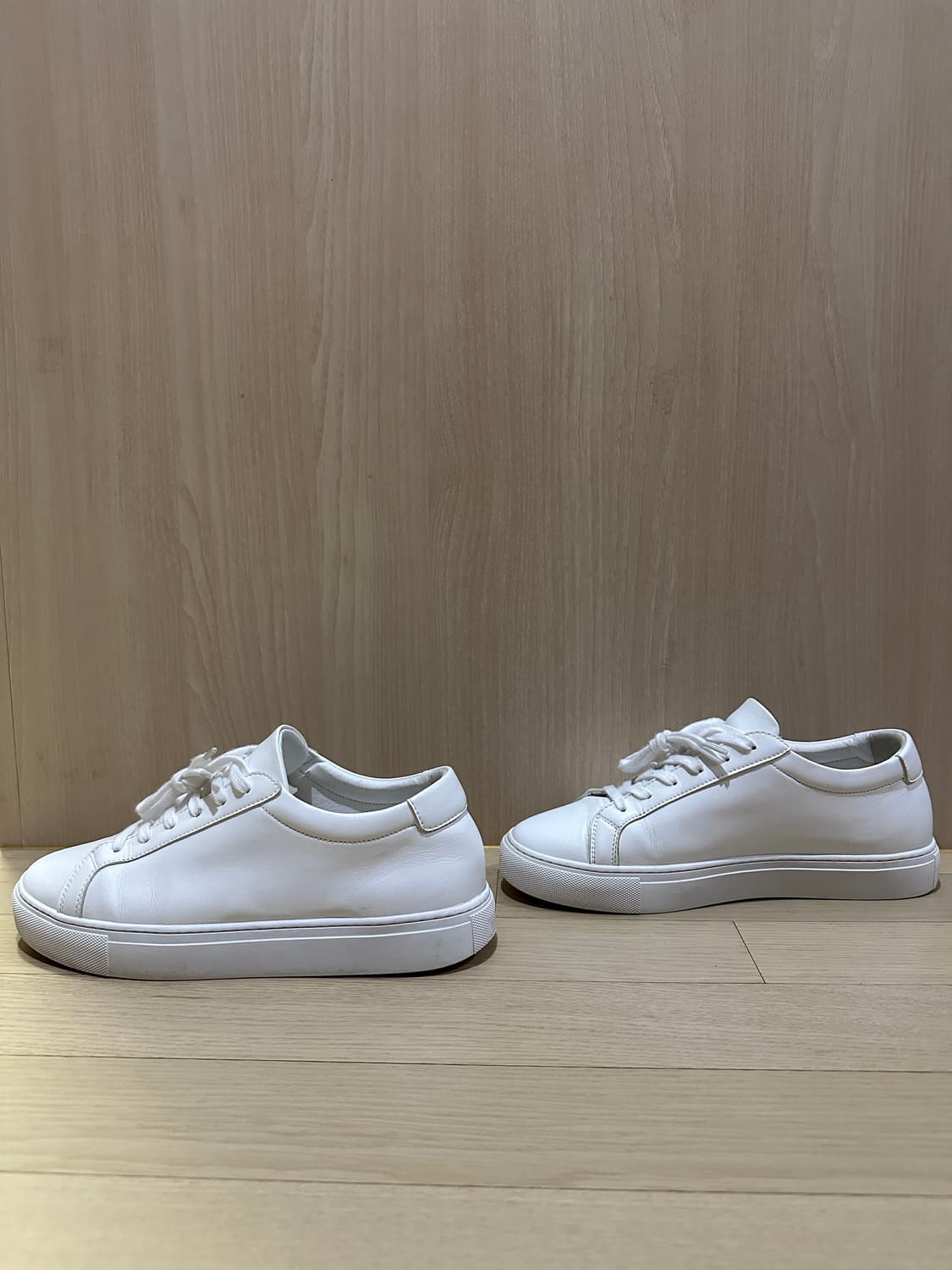 티아모 오리지널 올화이트 5.5cm 키높이 스니커즈 41(265) 상품이미지3