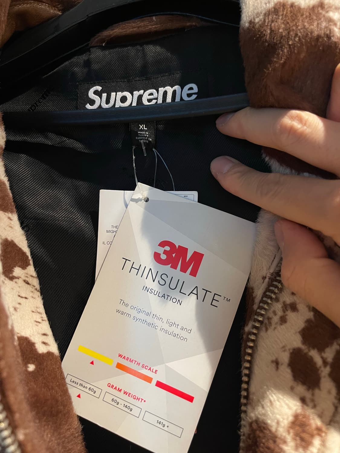 슈프림 송치레더 자켓 상품이미지3