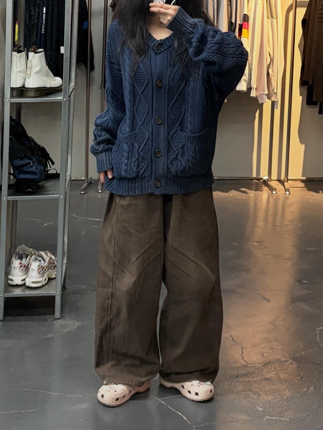 폴로랄프로렌 신형 아메카지 케이블 스웨터 재킷 A2429 상품이미지1