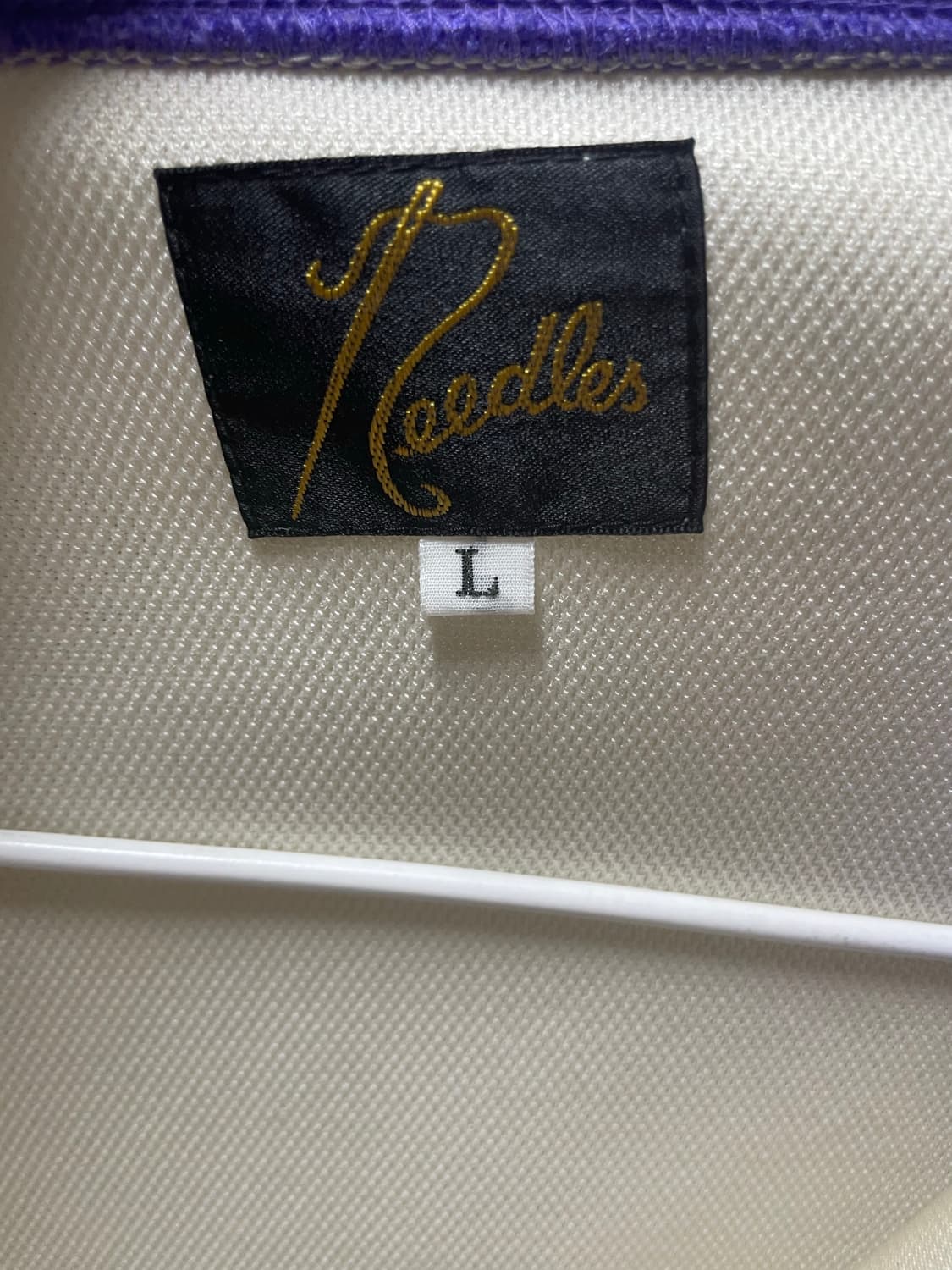 니들스 트랙자켓 베이지퍼플 L 상품이미지4