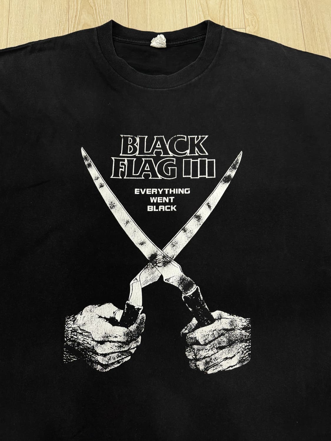 빈티지 블랙 플래그 black flag 티셔츠 상품이미지4