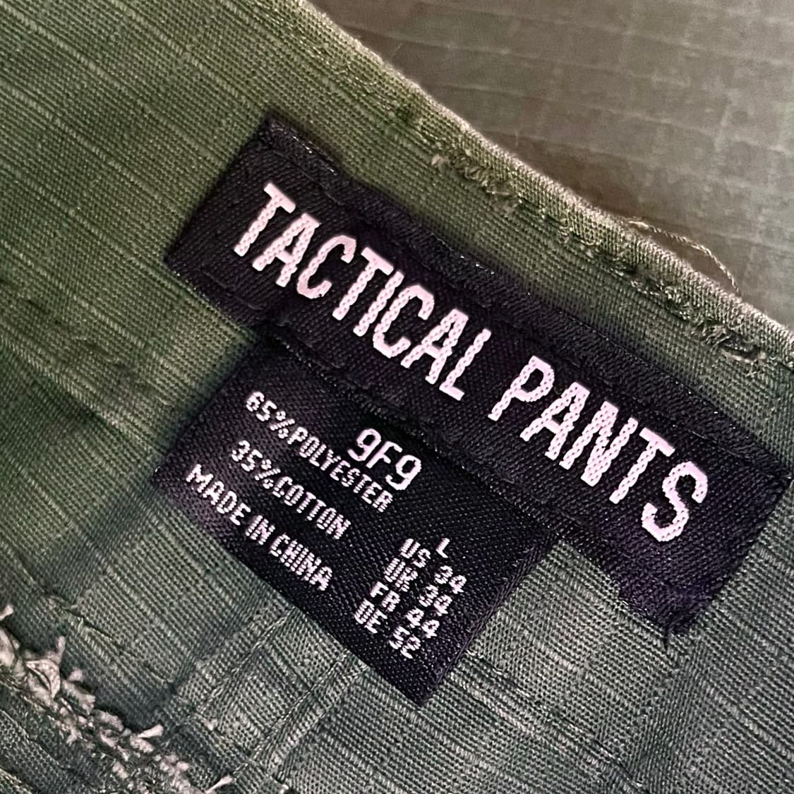 VINTAGE 택티컬 팬츠 9F9 SIZE L 상품이미지5