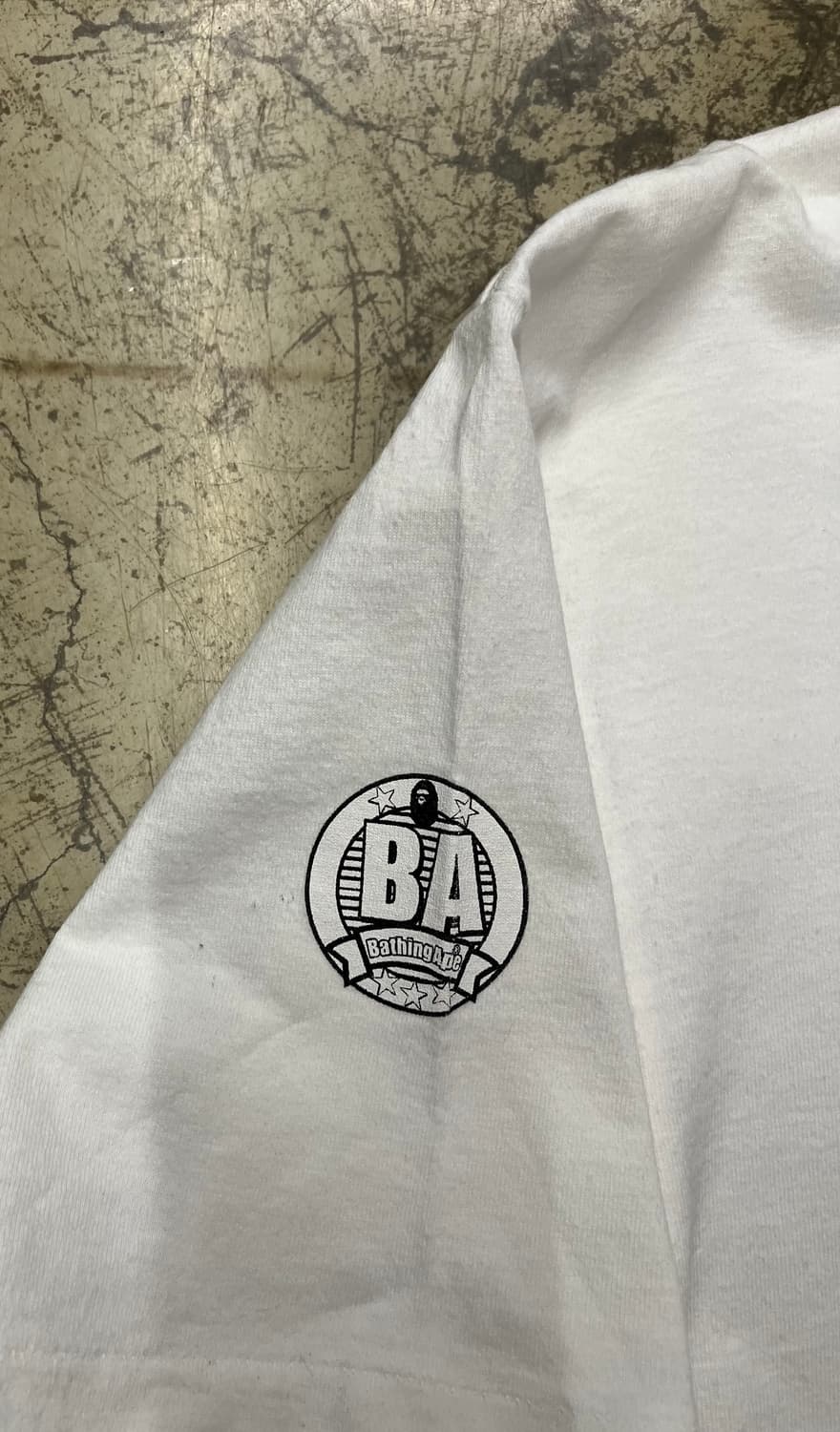 00s 베이프 a bathing ape 스펠아웃 티셔츠 상품이미지5