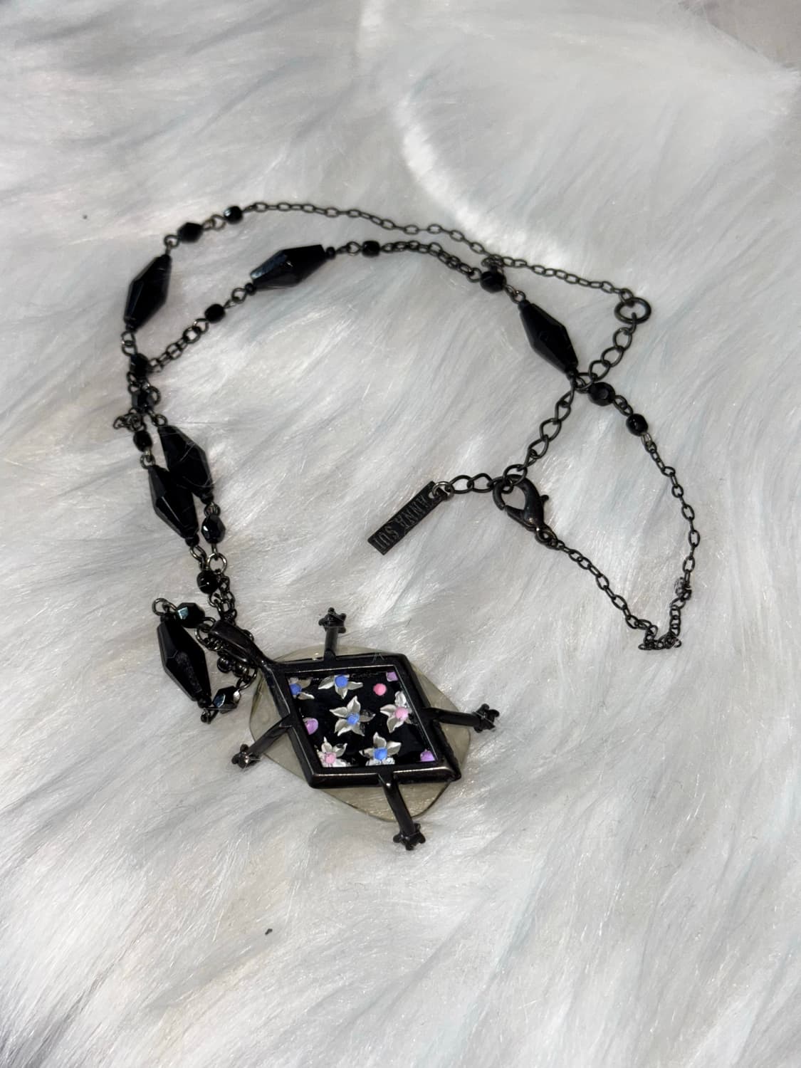 ANNA SUI 안나수이 오리엔탈 자개 디테일 목걸이 상품이미지1