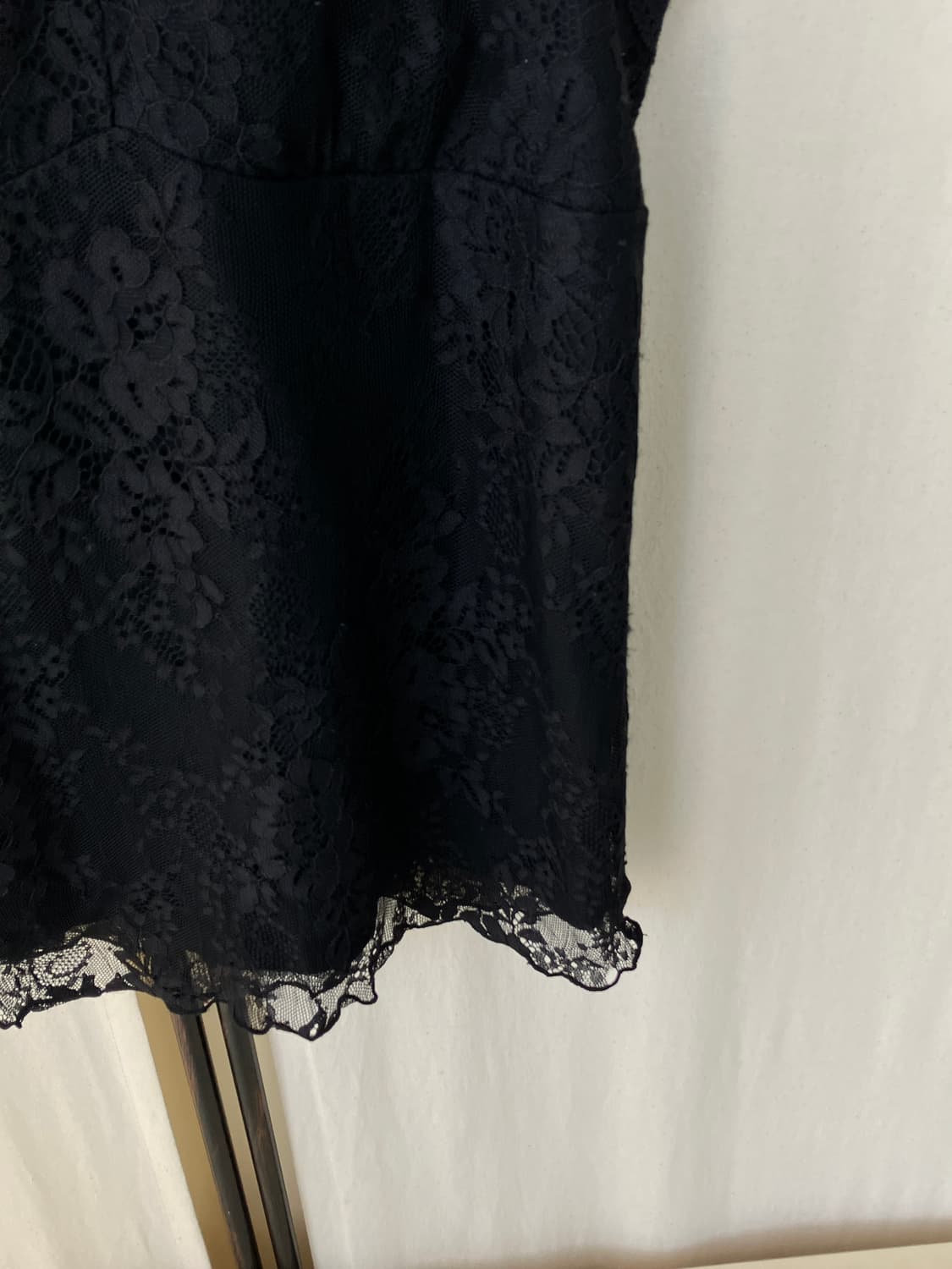 Axes Femme lace sheer bead sleeveless 상품이미지8