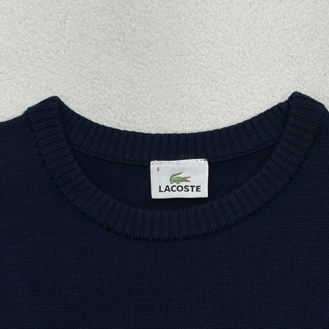LACOSTE 배색 울 니트 4 상품이미지5
