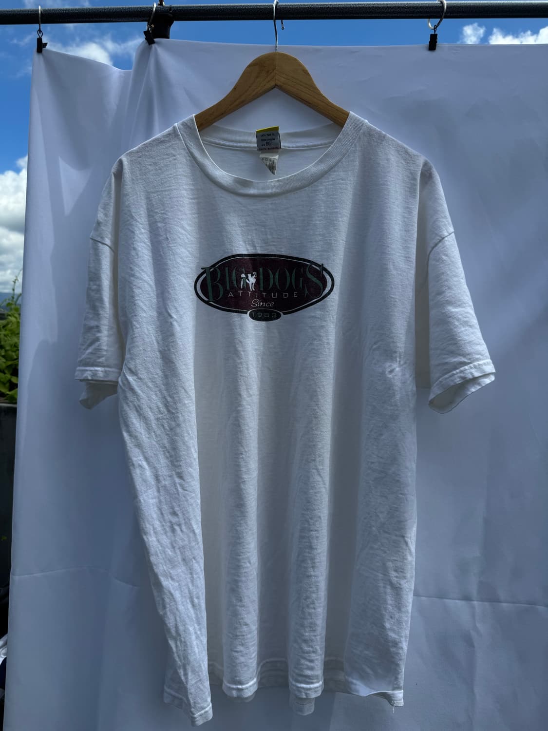 90s USA Big Dogs 빈티지 티 XL 상품이미지1