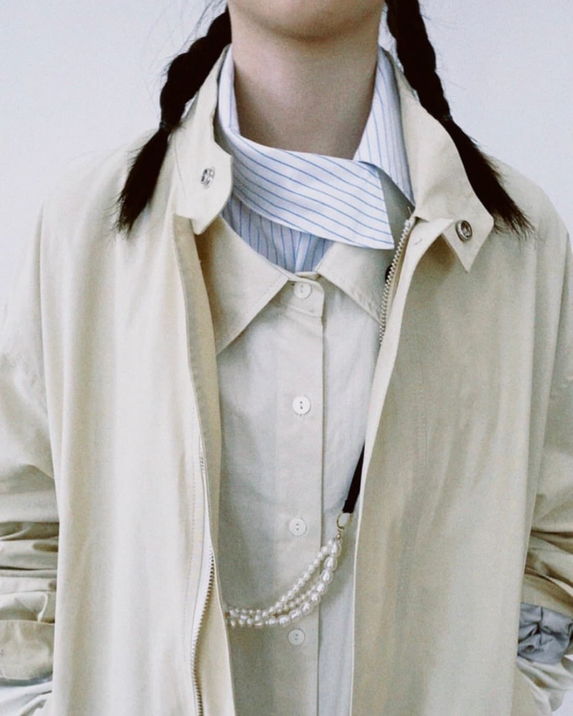 샵페어리 unbalance shirt ops 상품이미지2