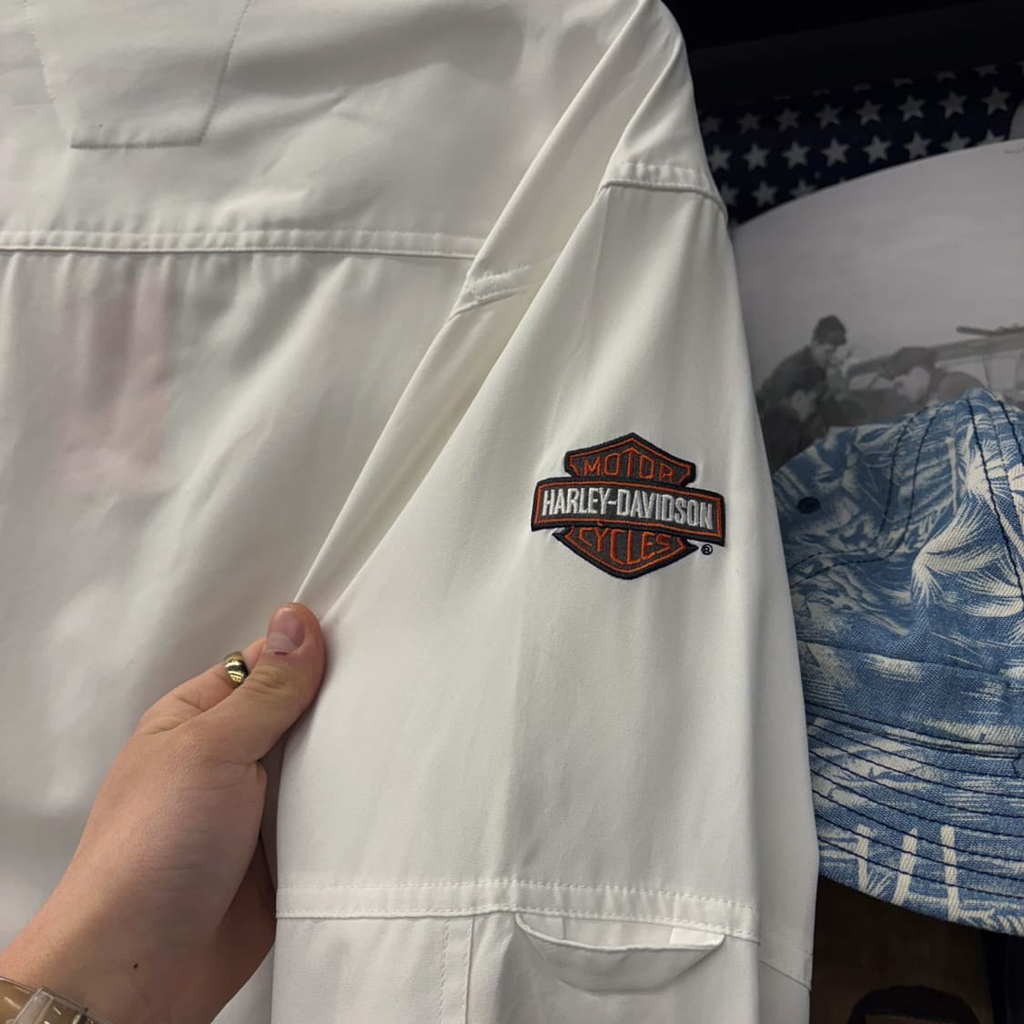 00s 할리데이비슨 유틸리티 라이더 셔츠 히든포켓 라이딩기어 N734 상품이미지8