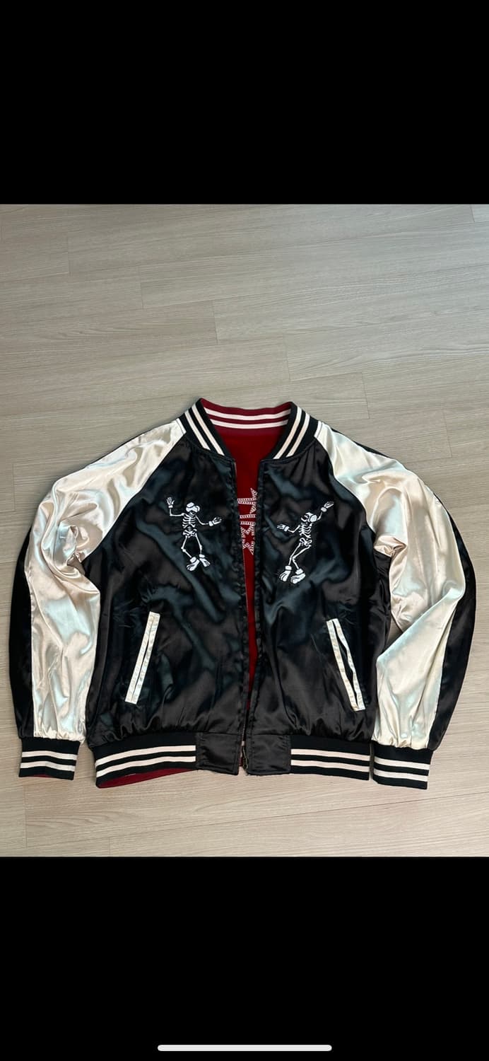 나이스고스트클럽 댄스 오브 나이스고스트 수베니어 리버시블 자켓 블랙 상품이미지1