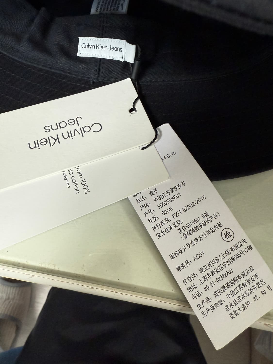 캘빈클라인 버킷햇 블랙 상품이미지4