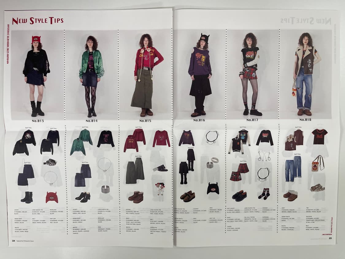 히스테릭글래머 시즌 매거진 브로셔 A 세트 HYSTERIC GLAMOUR 상품이미지10