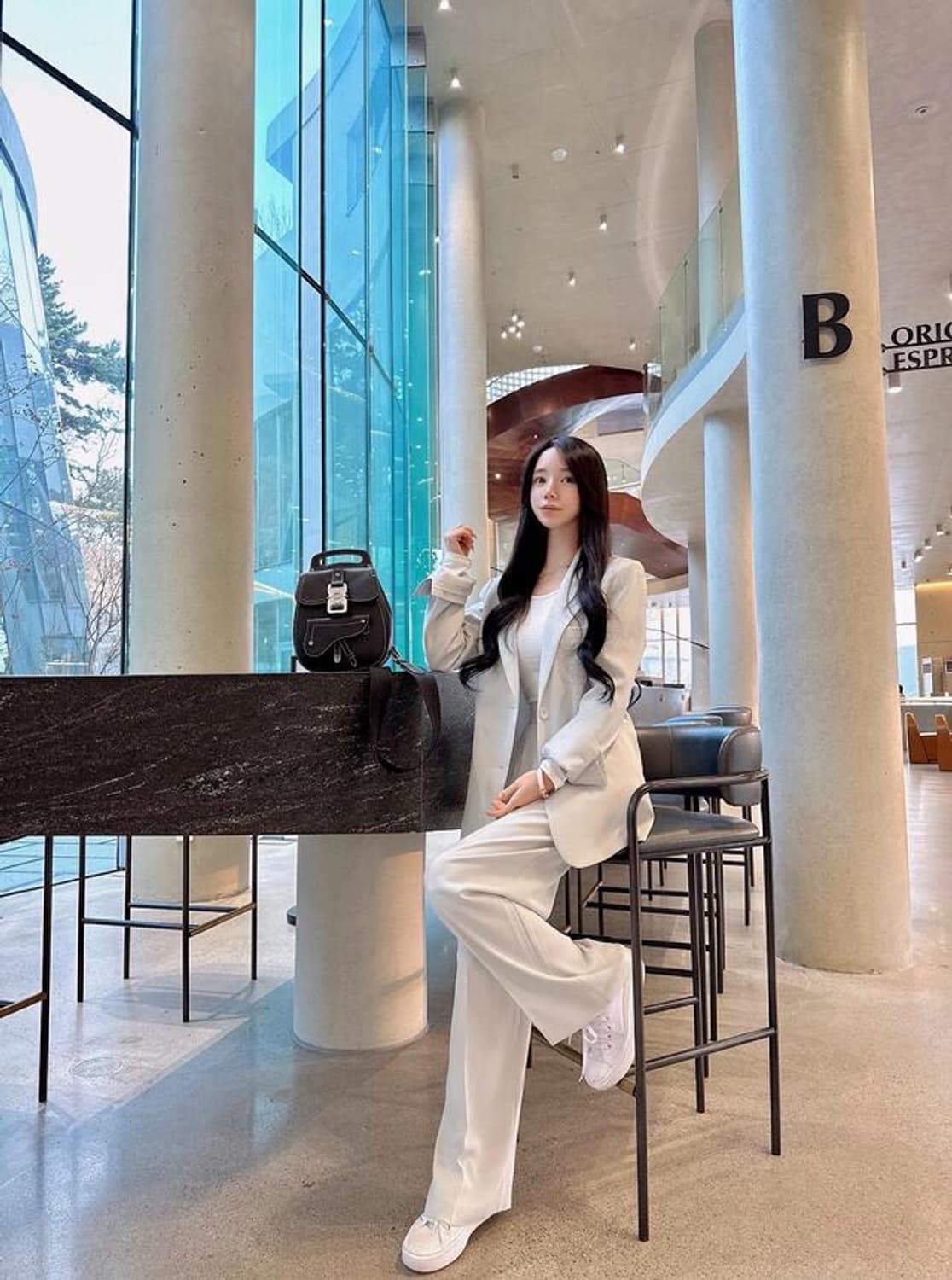 S) 새상품 메이윤 제작 찰랑 슬랙스 소프트민트 상품이미지7