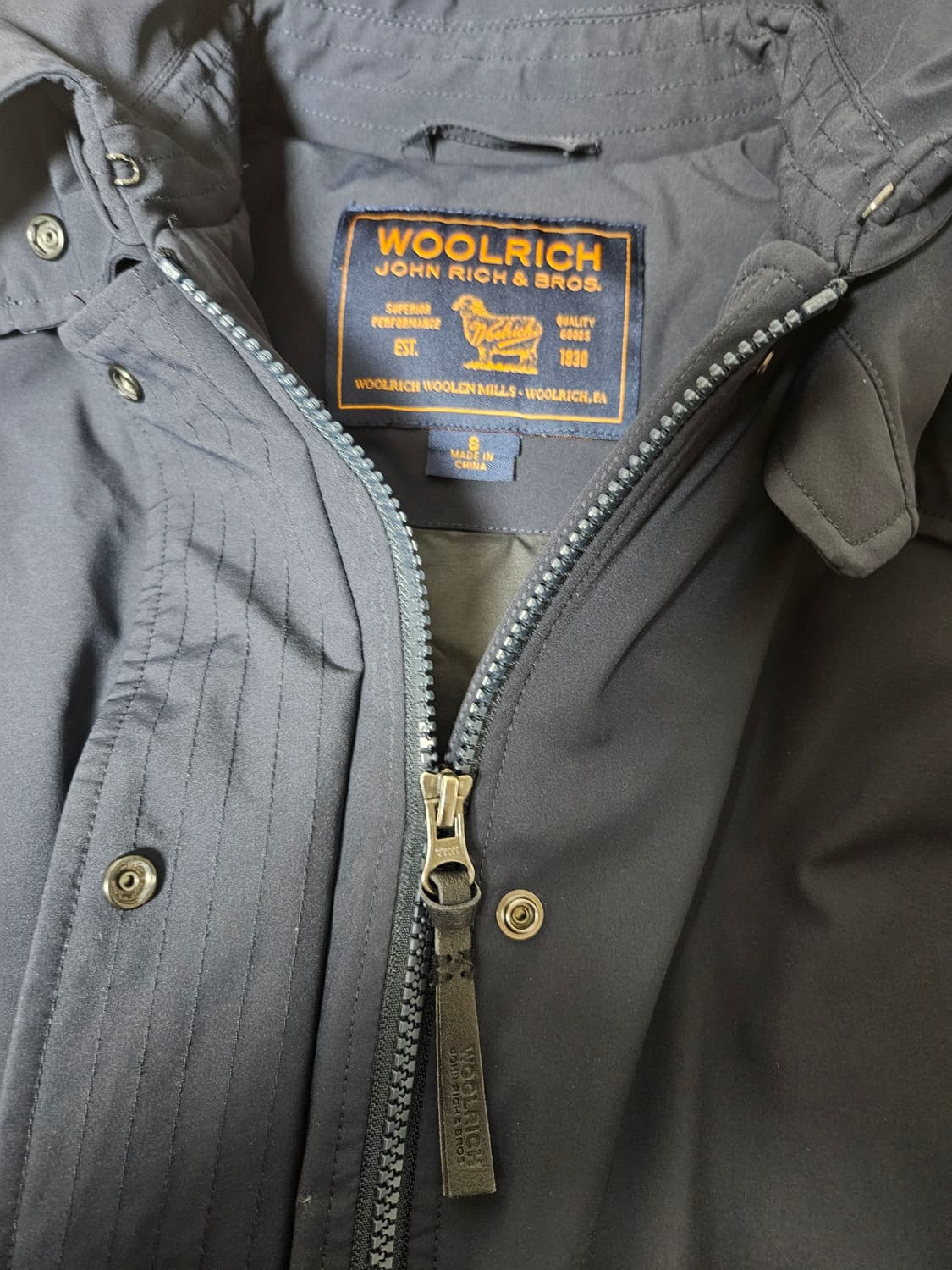 울리치 덕다운 네이비 롱자켓 S 상품이미지2