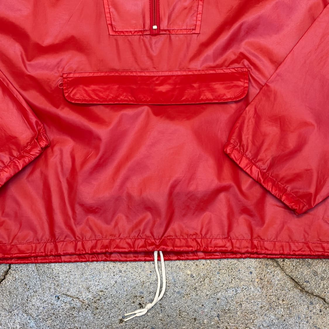 새상품급 80s USA 미국 빈티지 라코스테 아노락 바람막이 상품이미지4