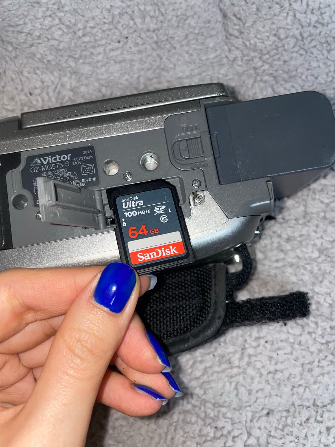 JVC 빅터 victor GZ mg575 빈티지캠코더 상품이미지5