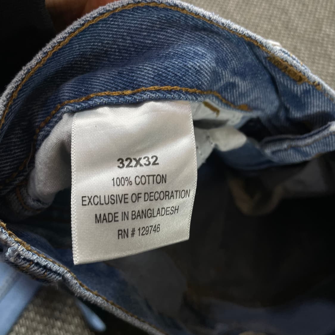 (32) 블루마운틴 연청 백카펜터 데님 팬츠 상품이미지8