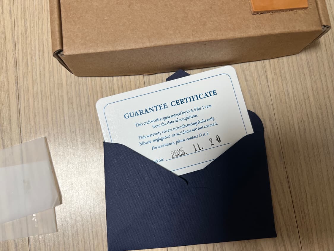 OAS 오에이에스 이탈리안 패딩 워치 레더 가죽 밴드 스트랩 시계줄 상품이미지5