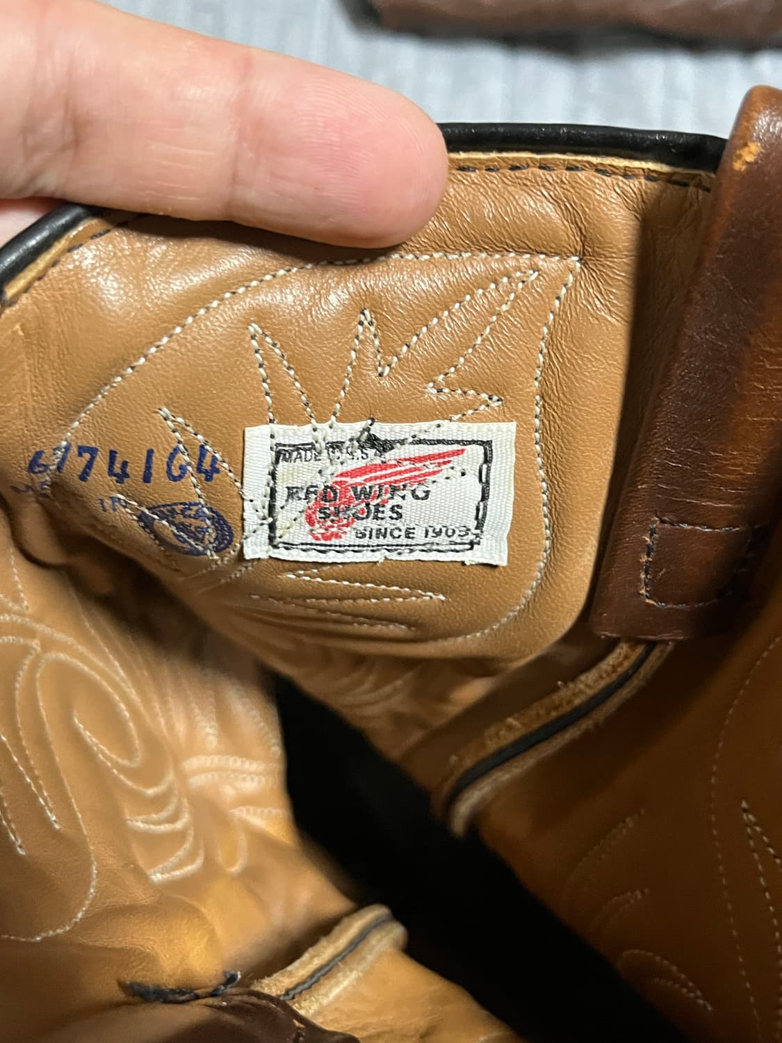 REDWING 레드윙 페코스 웨스턴 부츠 8.5D 사이즈 상품이미지8