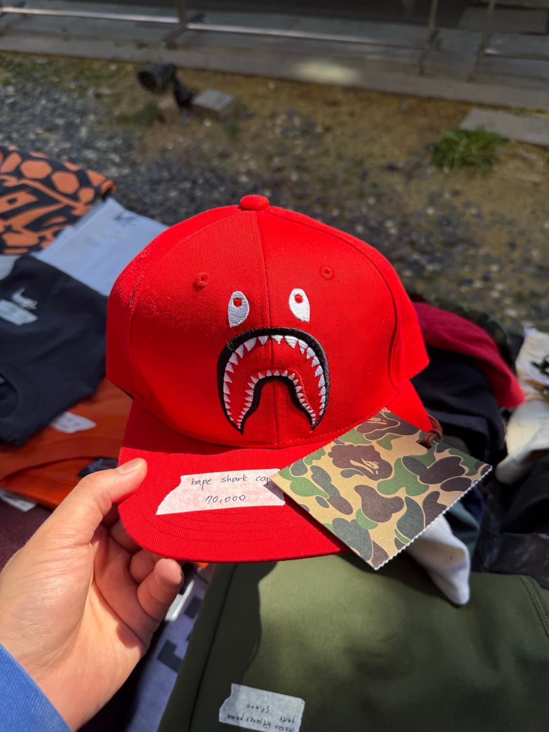 베이프 카모 스타 모자 상품이미지1