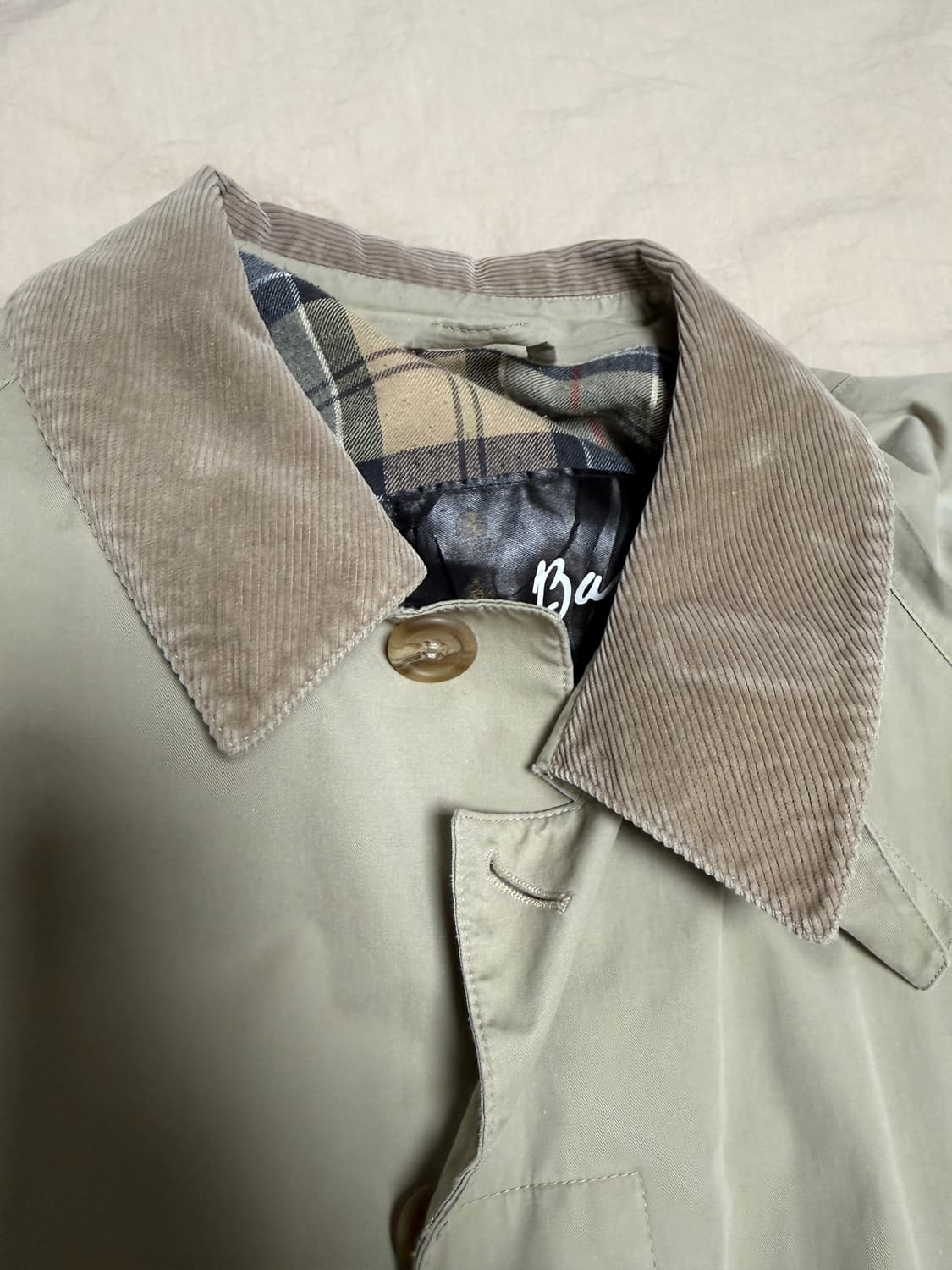 바버 싱글 브레스티드 코트 상품이미지5