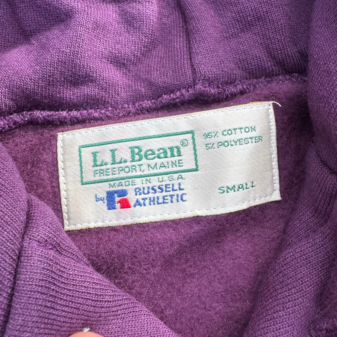[S] LL BEAN RUSSELL 엘엘빈 러쎌 후드티셔츠 상품이미지9