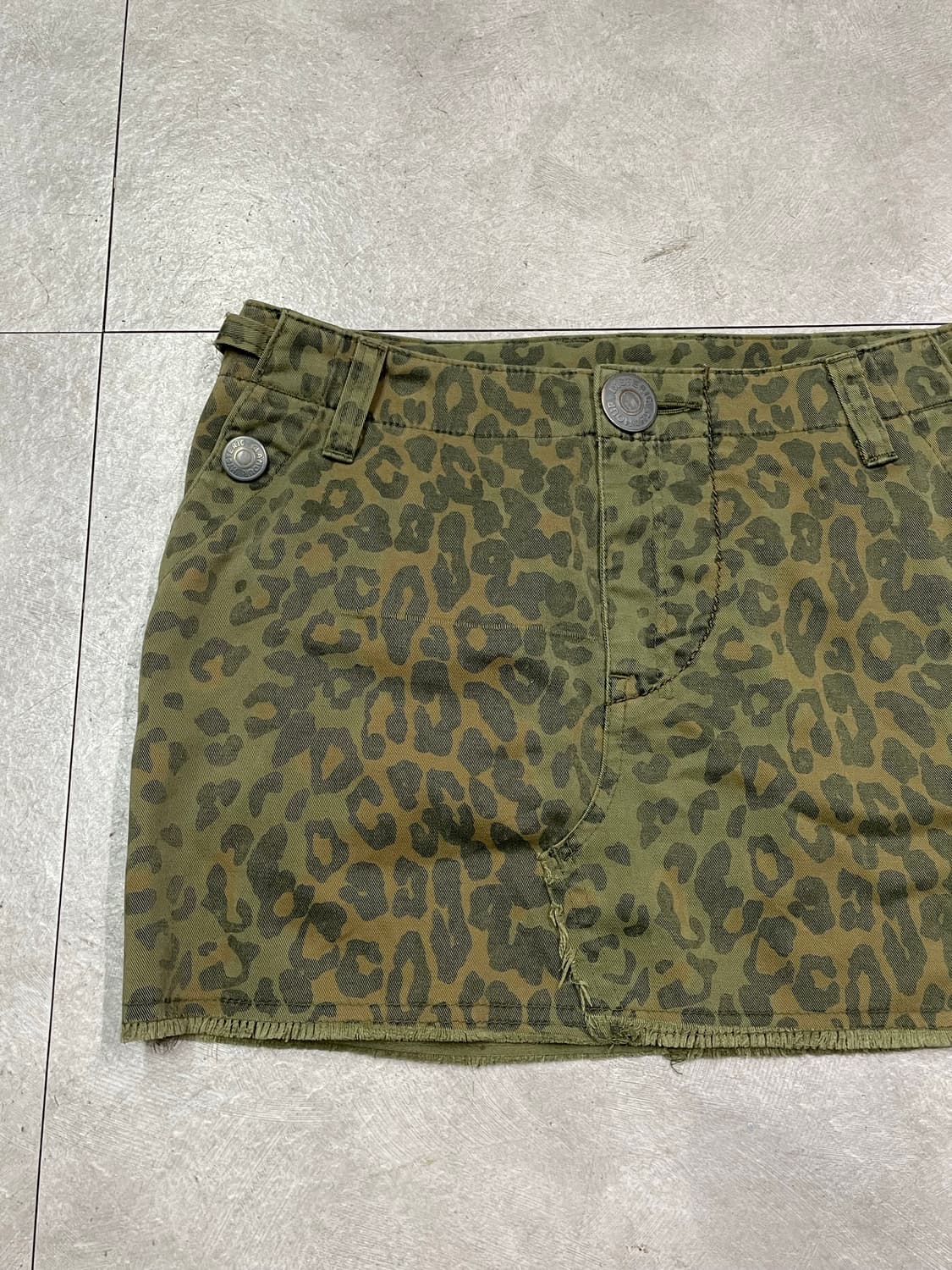 히스테릭 글래머 레오파드 갸루 미니 스커트 상품이미지5