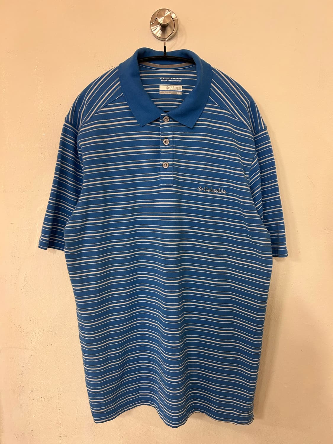 컬럼비아 남성 스트라이프 폴로티 M 상품이미지1