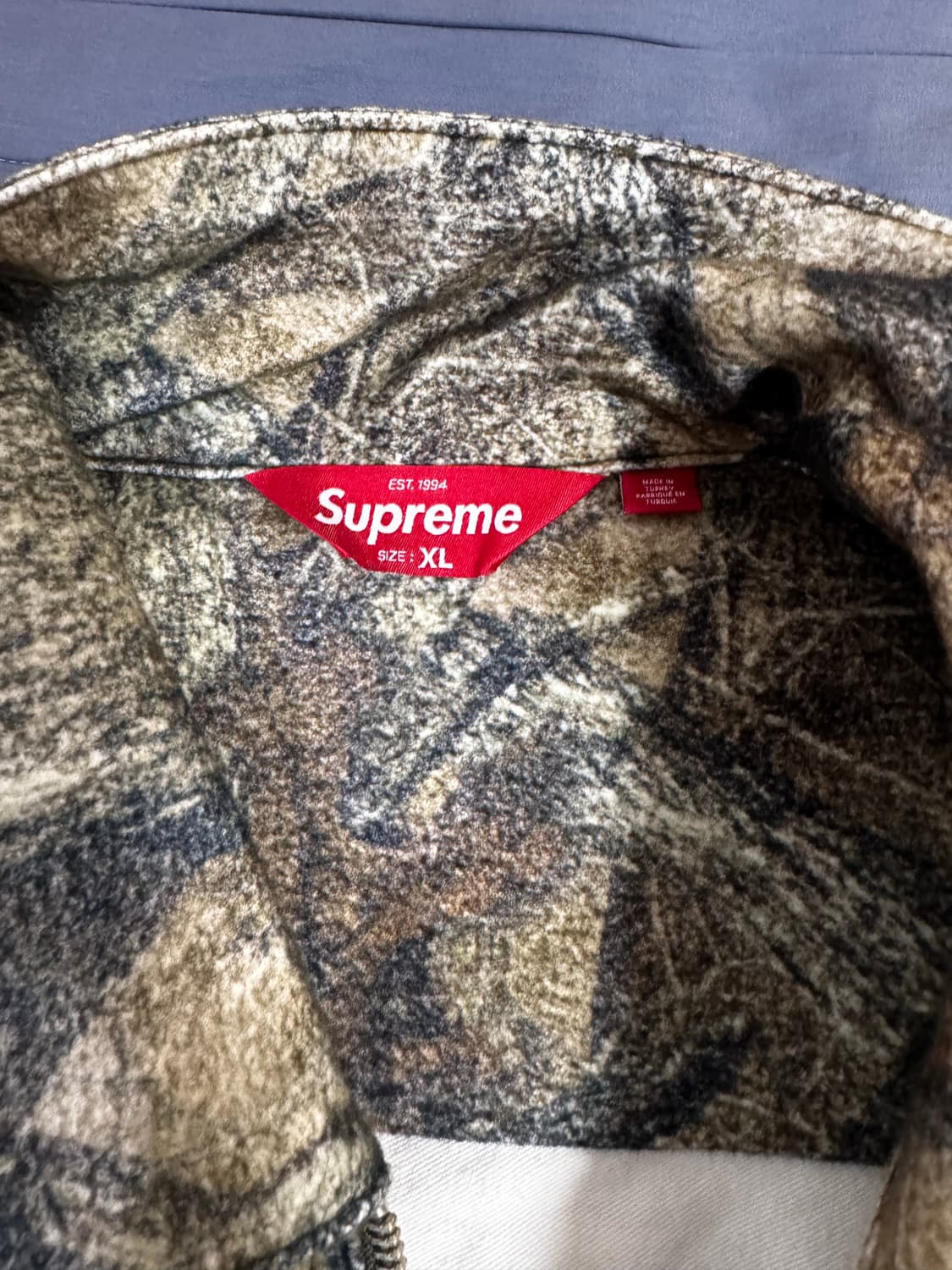 슈프림 리얼트리 자켓 XL 급처 상품이미지3