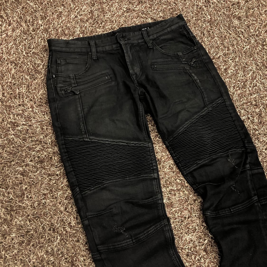 버커루 바이커 흑청 데님팬츠 상품이미지2