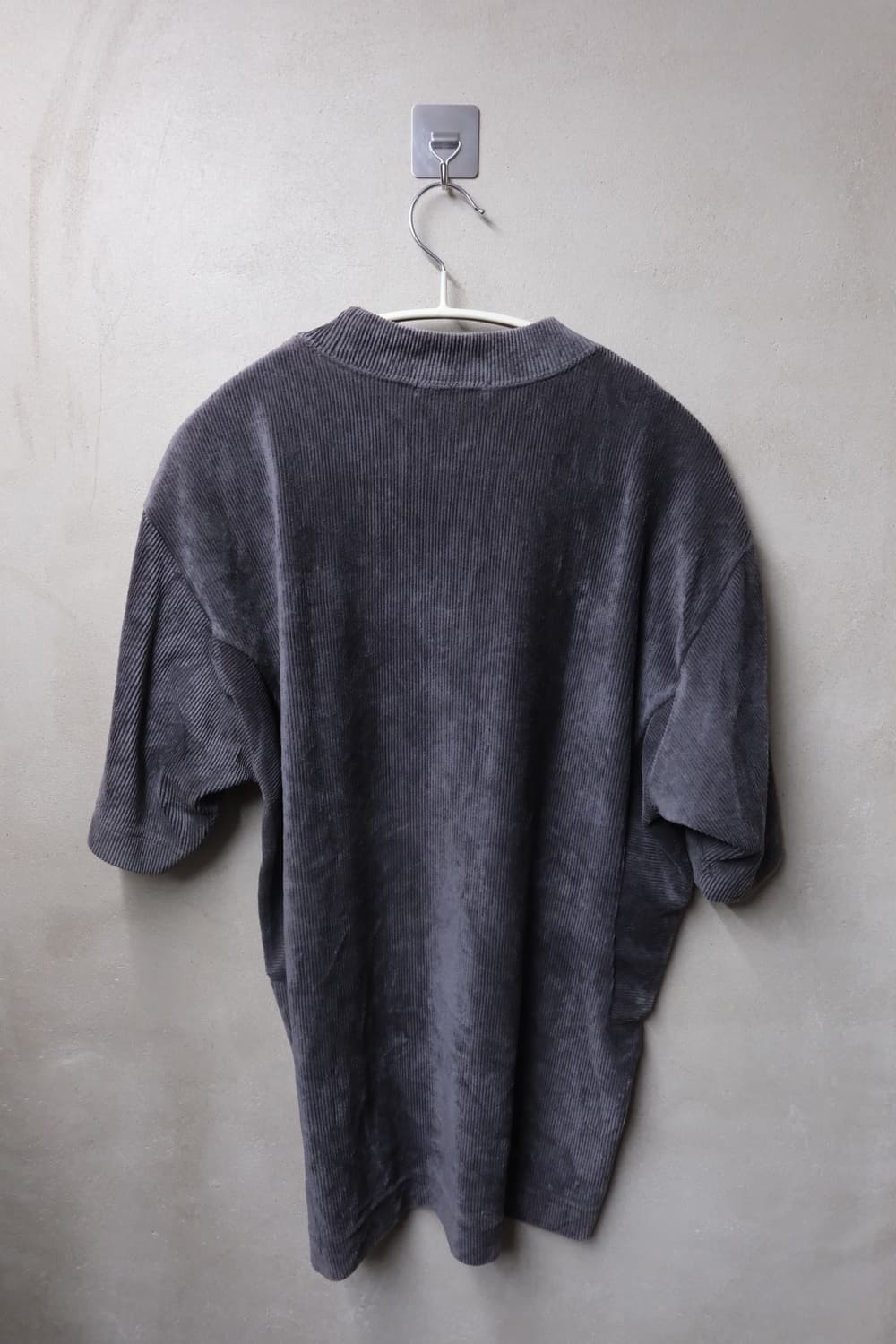 Issey miyake 코듀로이 모크넥 반팔 티셔츠 M 상품이미지5
