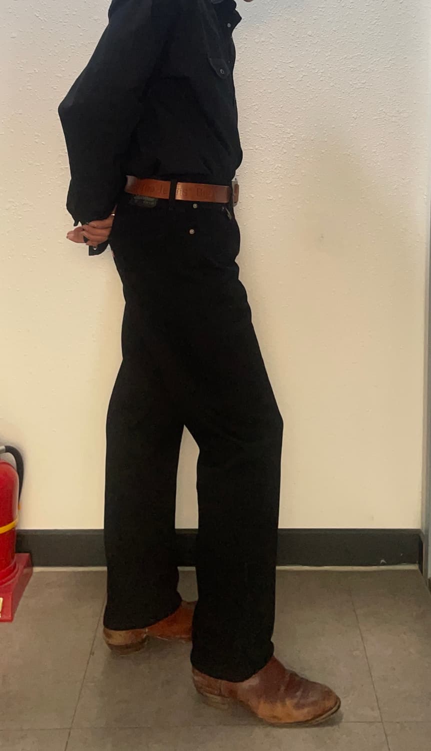 리바이스559 블랙진 상품이미지2