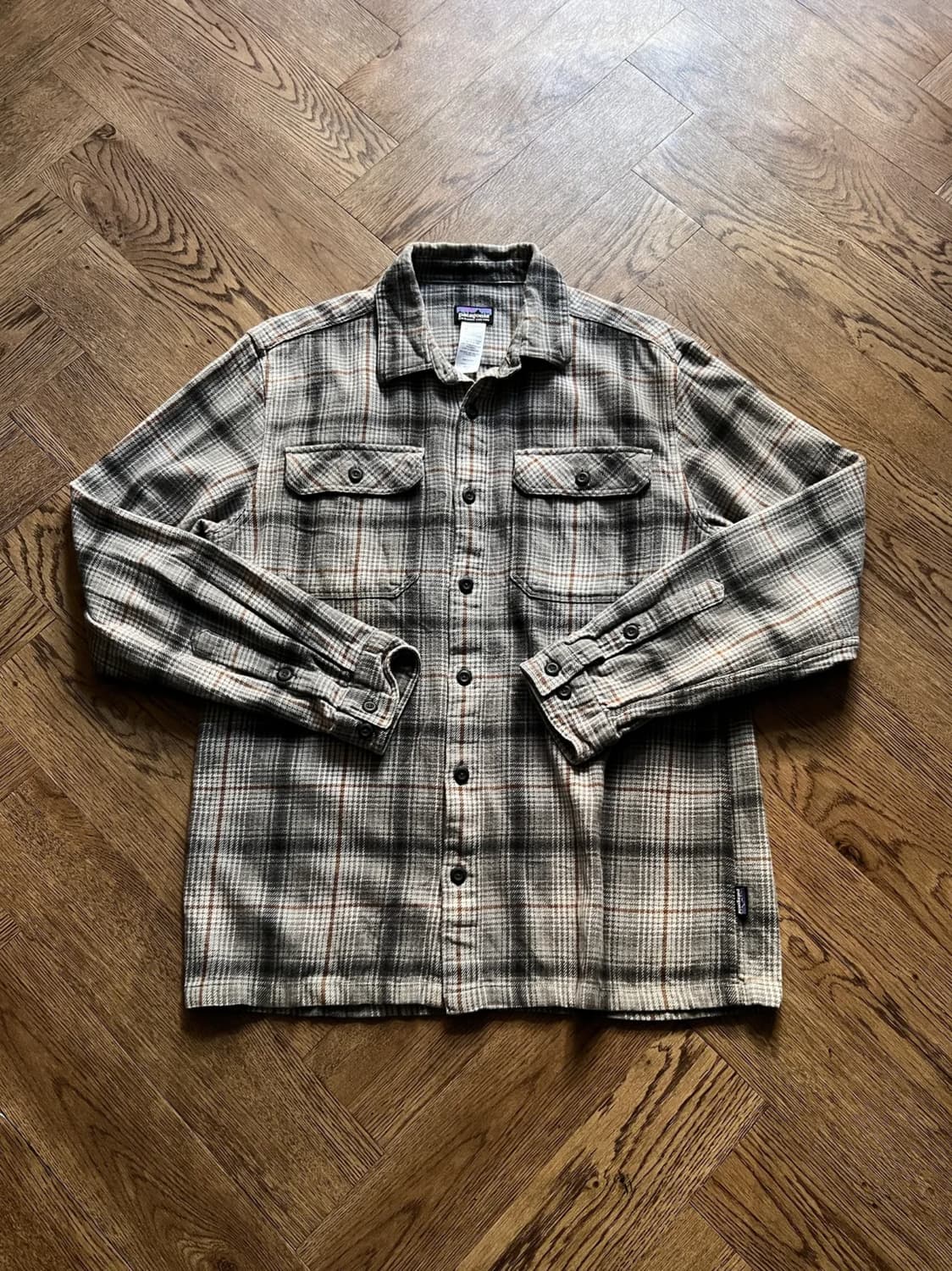 [M]파타고니아 오가닉 코튼 체크 플란넬 셔츠 상품이미지1