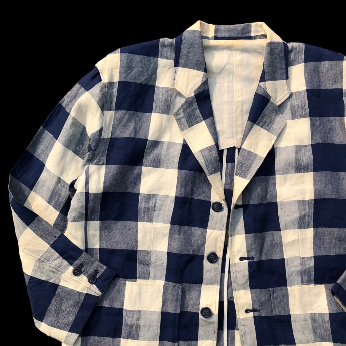 [M~L] HAI 이세이미야케 린넨 자켓 상품이미지2