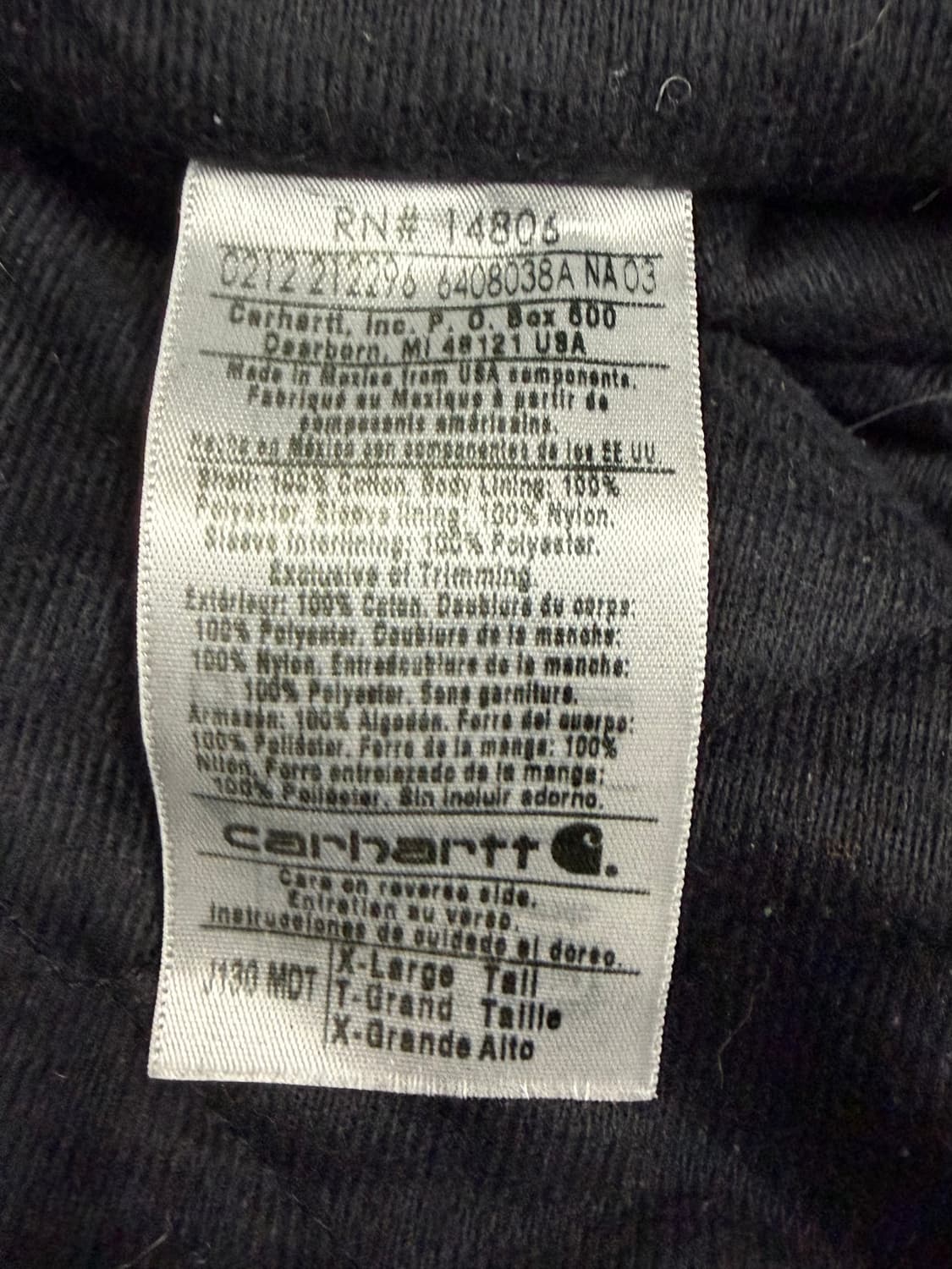 10s 칼하트 j130 덕액티브 자켓 mdt 상품이미지8