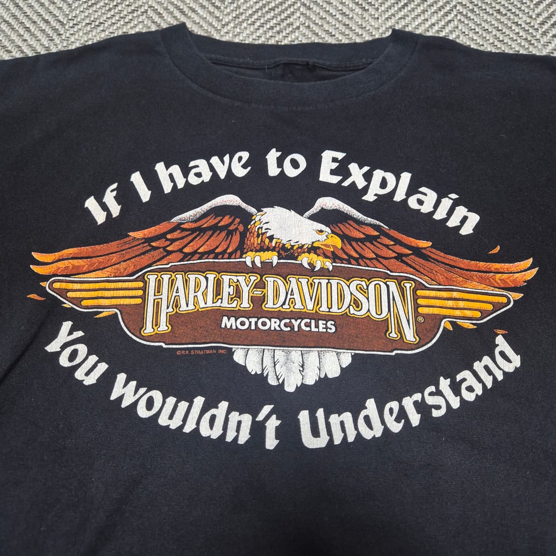 90s 빈티지 할리데이비슨 싱글스티치 티셔츠 (L) 상품이미지2