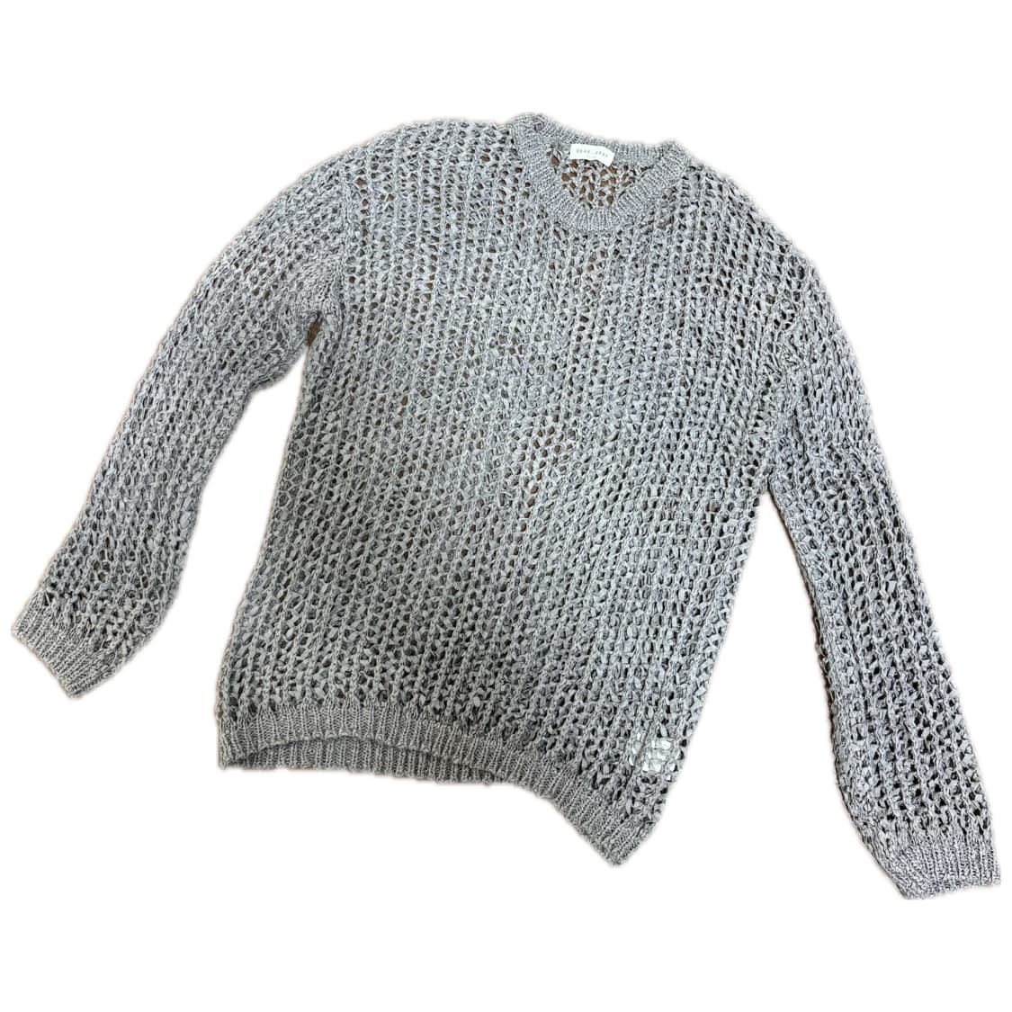 회색 그물 니트 상품이미지1