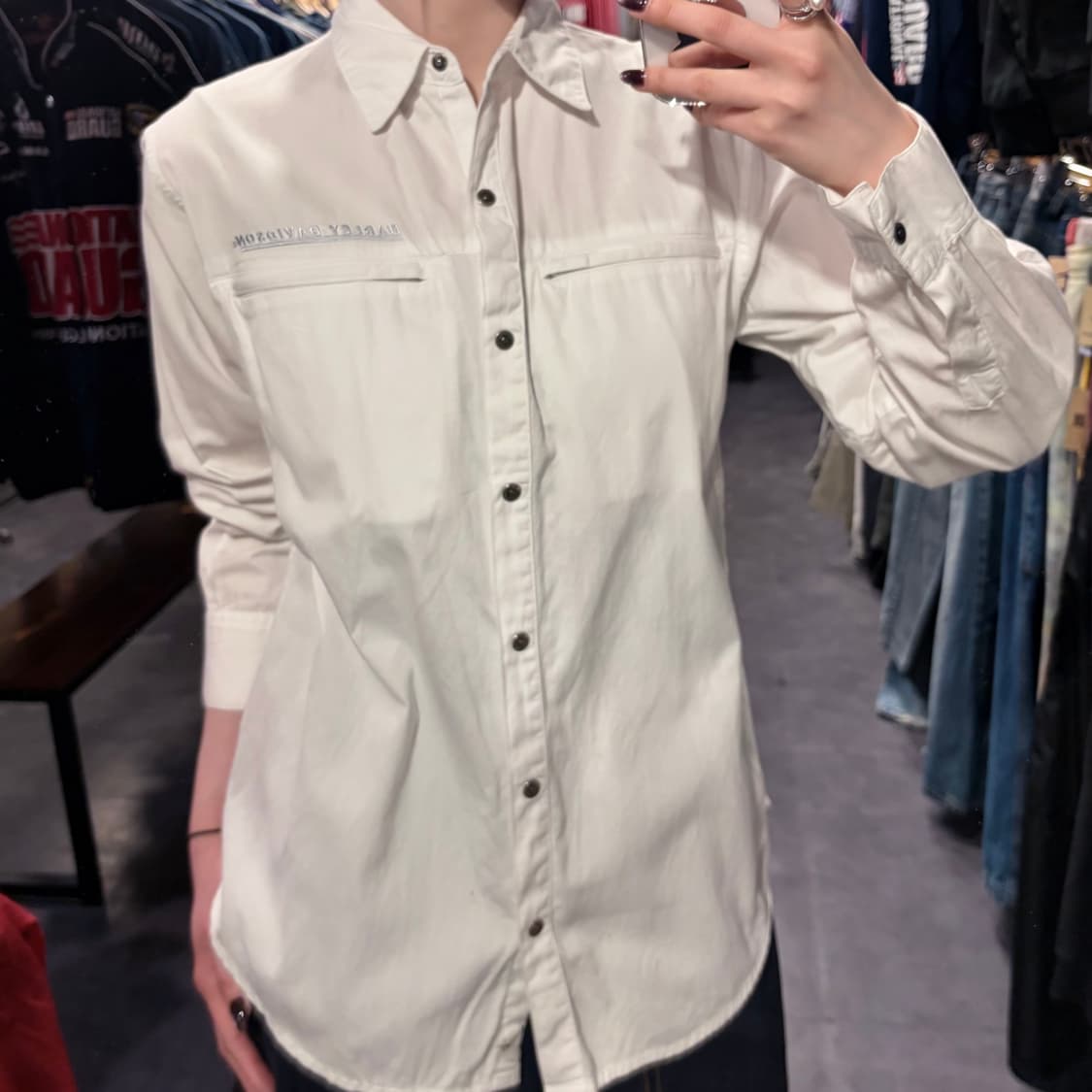 [IM] Harley-Davidson 할리데이비슨 셔츠 화이트 상품이미지2