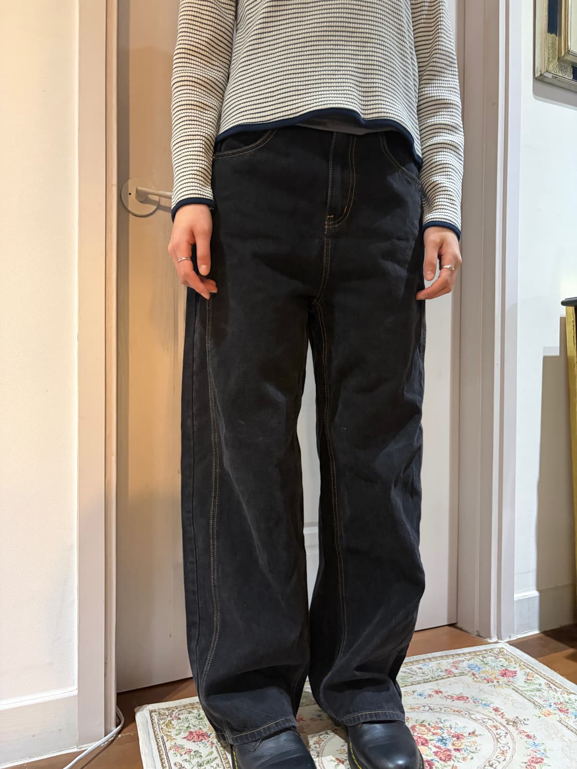 에잇세컨즈 흑청 데님 상품이미지2