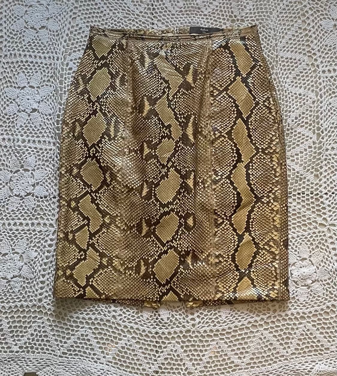 Kulson  이태리 리얼 파이톤 스커트 상품이미지2