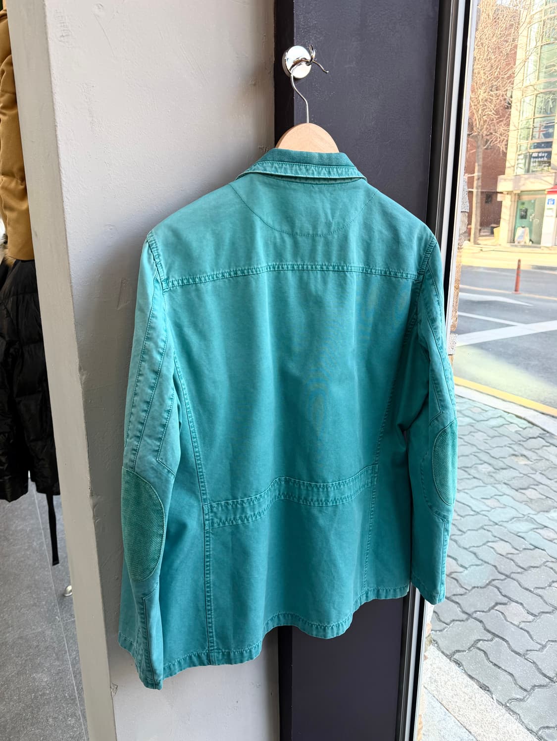 50/ 키톤 가먼트다이드 램스킨 엘보패치 자켓 상품이미지9