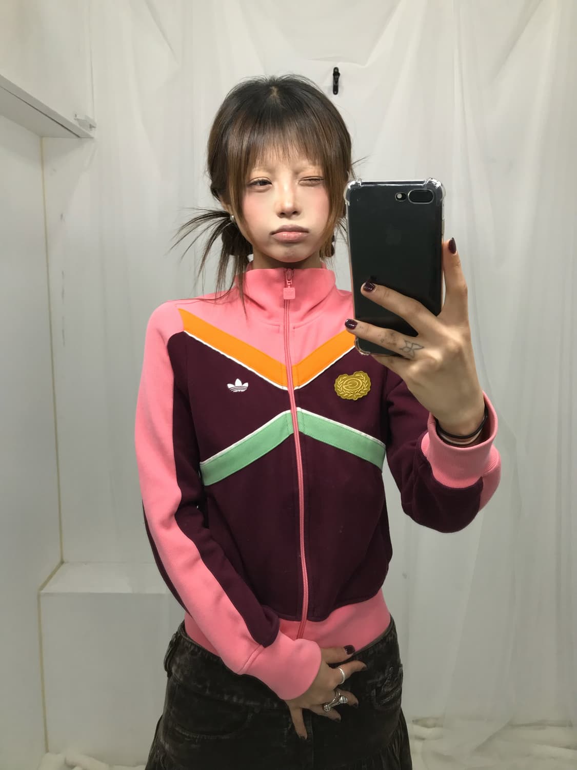 아디다스 컬러블록 트랙 집업 상품이미지3
