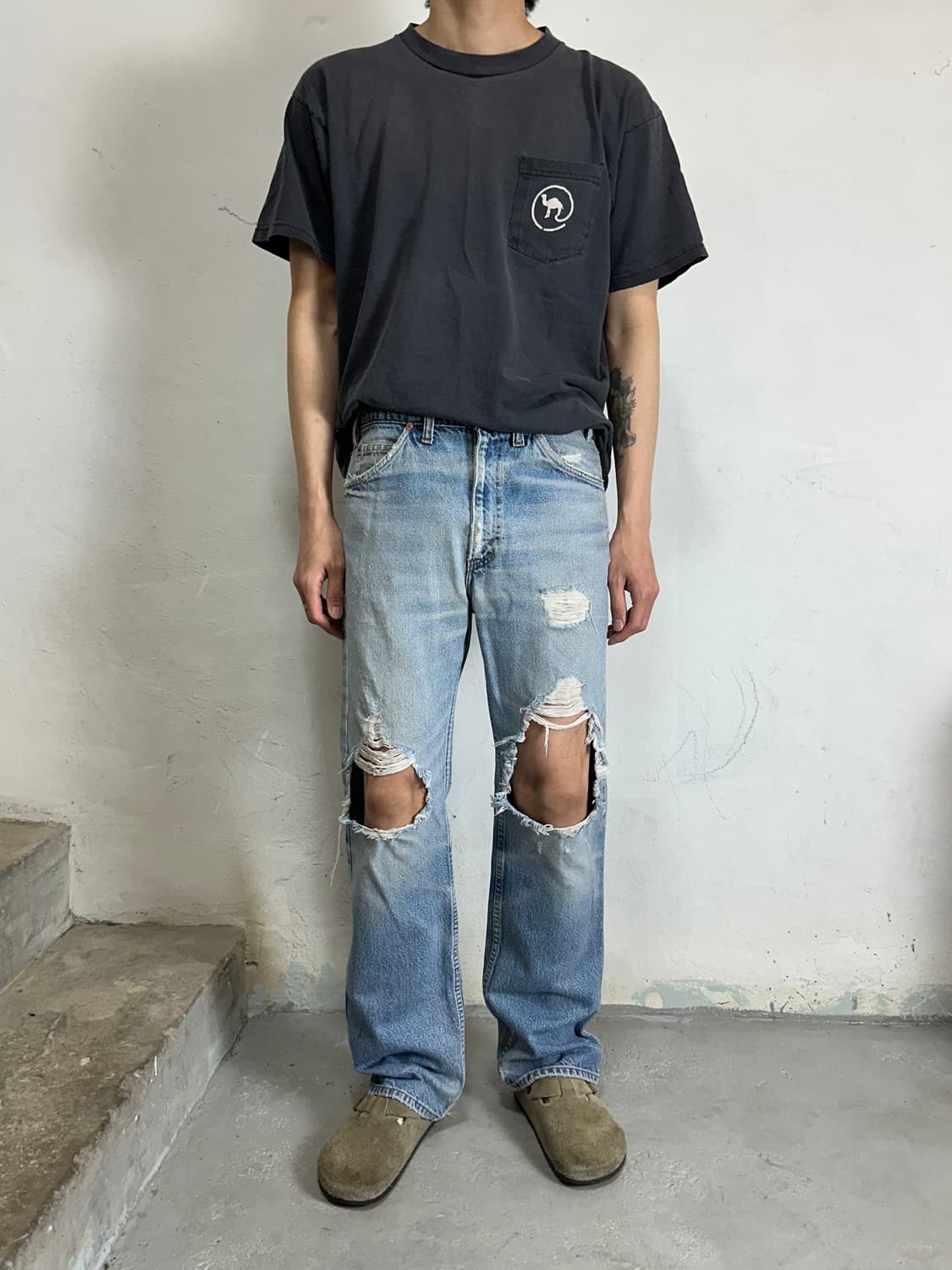 90's USA 빈티지 리바이스 517 오렌지탭 부츠컷 상품이미지2