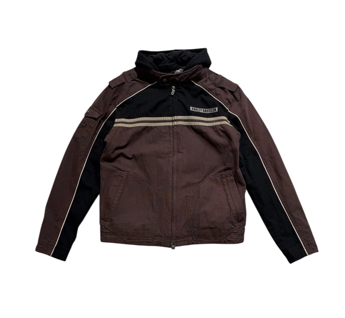 할리데이비슨 모터사이클 레이싱 후드 자켓 상품이미지1