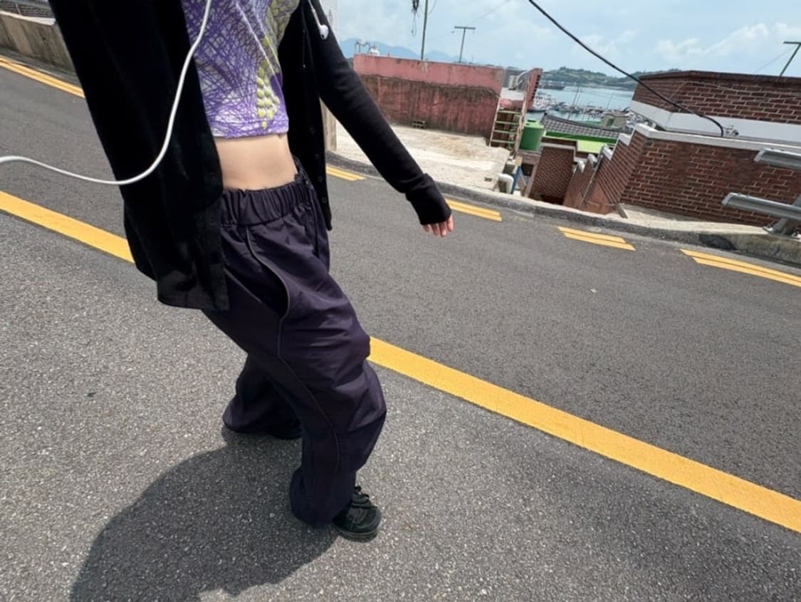 해칭룸 스노우 오버팬츠 다크퍼플 상품이미지3