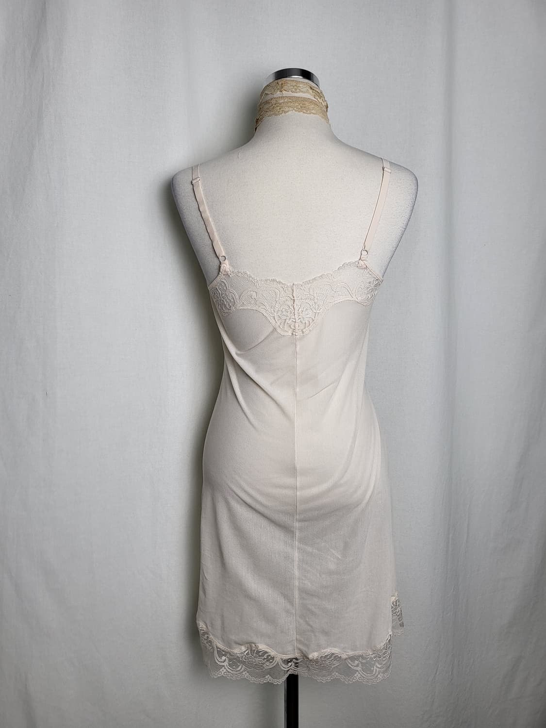 빈티지 베이지 슬립 원피스 상품이미지4