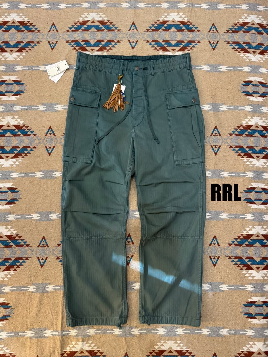 [34-32] RRL 더블알엘 헤링본 트윌 카고 팬츠  상품이미지1